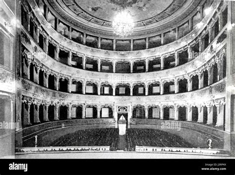 interno teatro comunale stock photo alamy