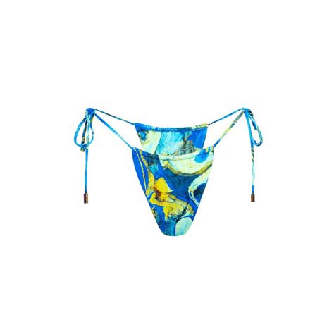 Skye String Tie Bikini Bottom Kamari Swim Wolf Badger