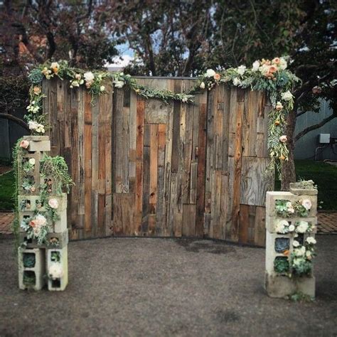 Wood Wall Wedding Backdrop Wooden Backdrops Booth Backdrops Diy