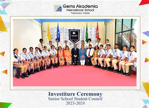 Student Council 2023 24 Gems Akademia International School Kolkata