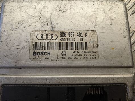 B Audi Engine Control Unit Ecu D A Ebay