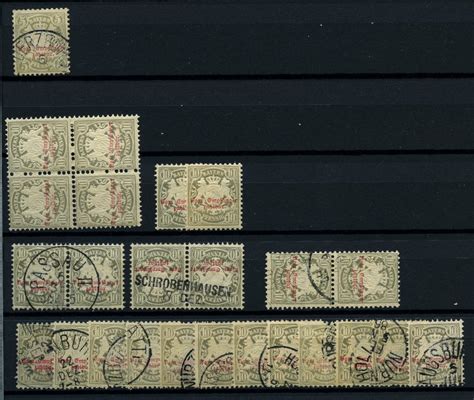 Stamp Auction - STAMPS - GERMANY GERMANY UNTIL 1945 - OLD GERMAN STATES ...