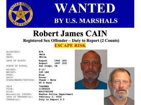 U S Marshals Seek Tips Concerning Location Of Sex Offender Nashua NH Patch