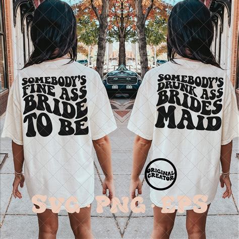 Somebodys Fine Ass Bride Svg Bachelorette Party Svg Trendy Bachelorette Svg Trendy Bride Svg