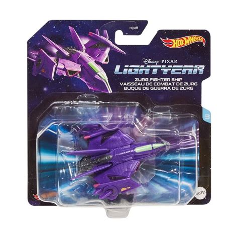 Hot Wheels Pixar Lightyear Starship Zurg Fighter Ship Figure 1 Unit Lightyears Pixar Starship