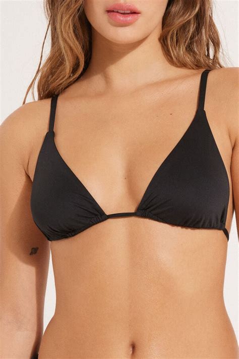 Top de bikini triangular de microfibra reciclada Triángulo Mujer Tezenis Outlet Tezenis