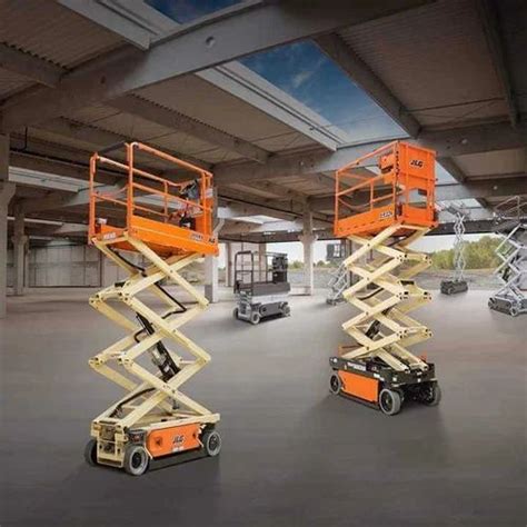 JLG 1 2 Ton Electric Scissor Lift RENTAL SERVICE At Best Price In Panvel