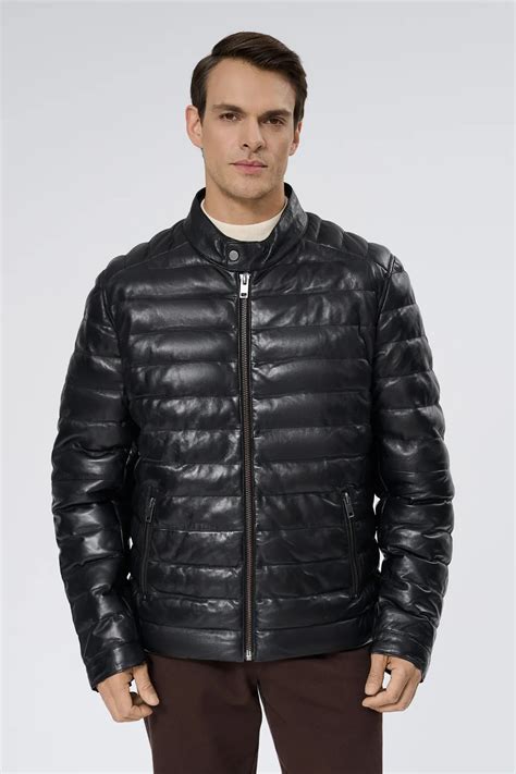 Утепленная кожаная куртка Jorg weber 725231003 цены в Москве, купить ...