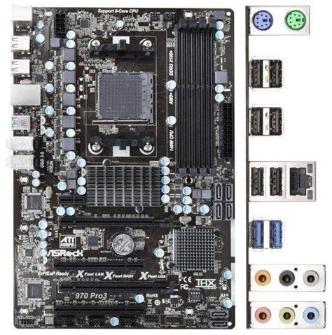 Материнська плата AsRock 970 Pro3 (970 Pro3) (sAM3/AM3+, AMD 970, ATX ...