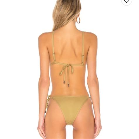 Zulu Zephyr Swim Nwt Zulu Zepher Triangle String Bikini Top And
