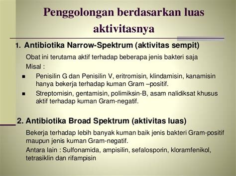 Antibiotik Dan Golongannya