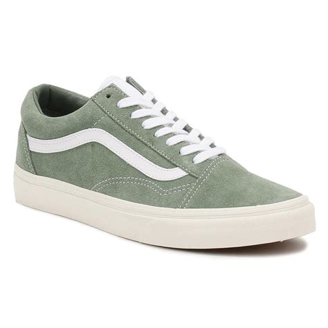 Lyst Vans Womens Green True White Retro Sport Suede Old Skool