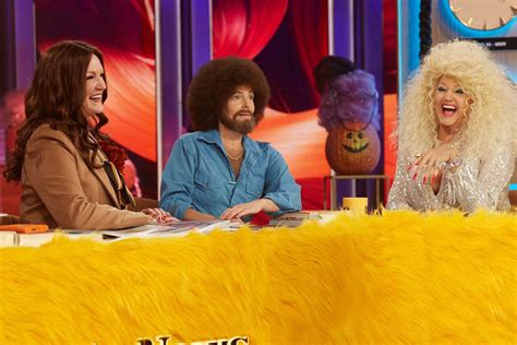 Drew Barrymore Wigs Out As Bob Ross In Halloween Episode