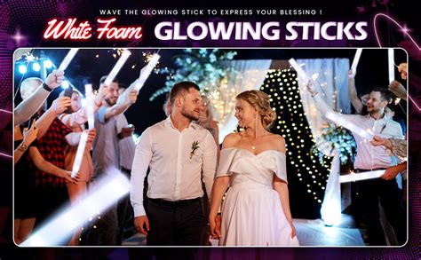 Liliful Glow Led Cheer Sticks Red Light Up Glow Sticks