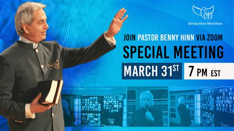 Zoom Service with Pastor Benny Hinn - Benny Hinn Ministries