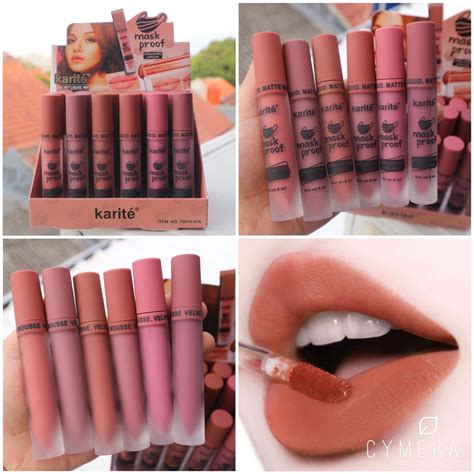 Jual Cod Karite Nude Velvet Matte Lipcream Longlasting Kode Ecer Shopee Indonesia