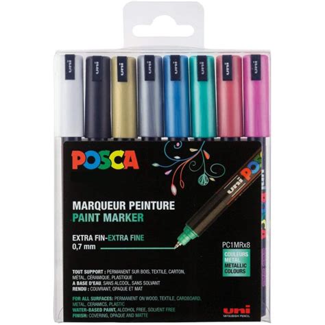 Pochette De Marqueurs Posca Pc Mr Pointe Extra Fine Calibr E En