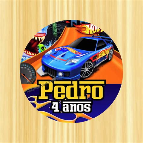 Adesivo Latinha Hot Wheels Produtos Personalizados No Elo