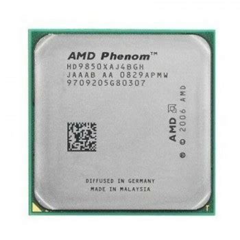 Обзор процессора AMD Phenom X4 9850 | AMD news