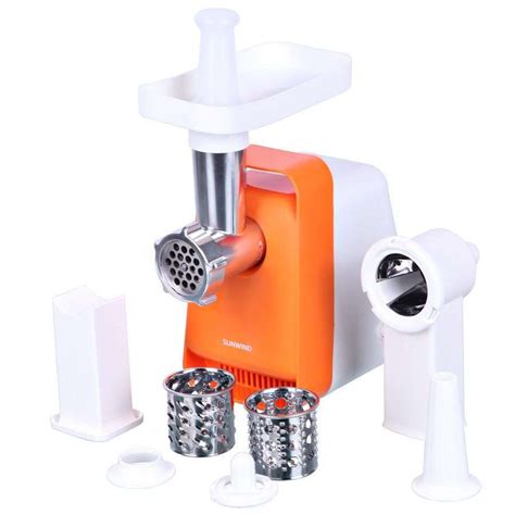 Мясорубка SunWind SWG180 с насадками для шинковки