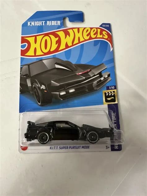 Hot Wheels Knight Rider Kitt Super Pursuit Mode Hw Screen Time Picclick Uk