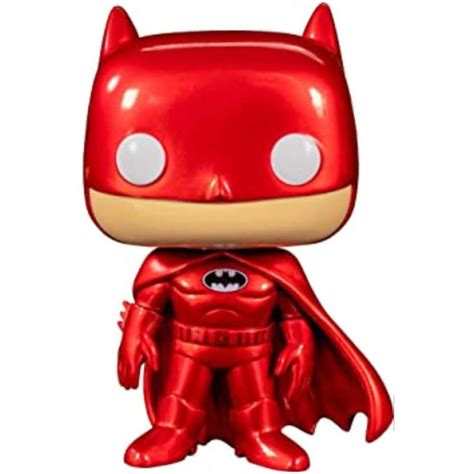 Boneco Funko Pop Batman 144 Red Metallic Dc Comics