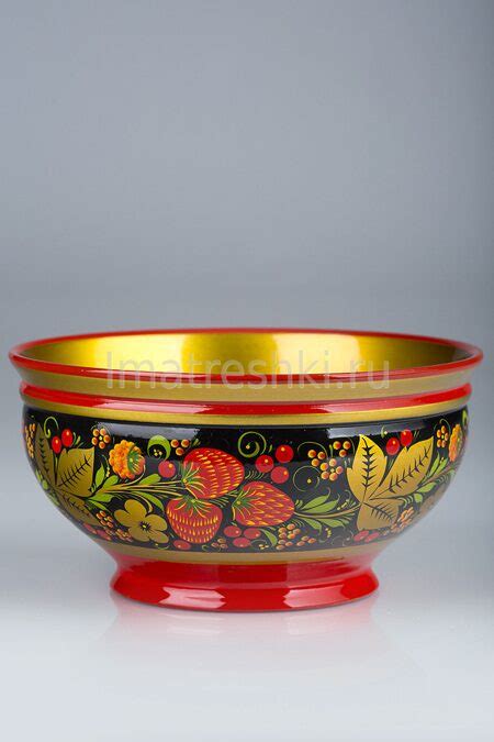 Хохлома Чашка 9х18 купить в интернет-магазине Ай,Матрешки