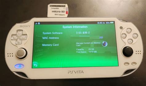 Ps Vita Pch 1001 White Modded CFW 3 65 EBay