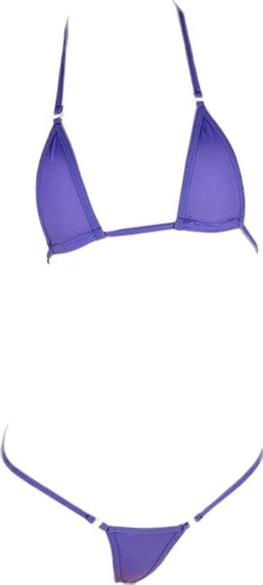 Linvme Women S Extreme Sexy Hot Silk Micro Bikinis Set Mini Thong Swimwear Green One Size