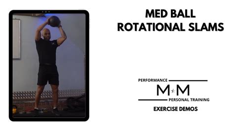 Med Ball Rotational Slams Youtube