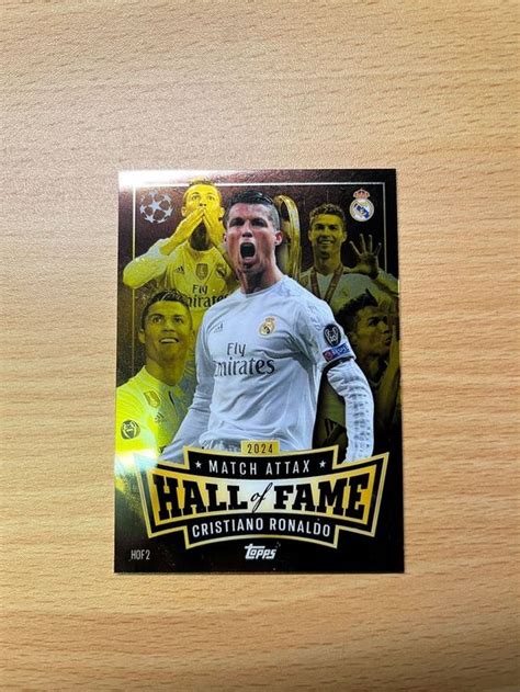 Topps Match Attax 202425 Hall Of Fame Cristiano Ronaldo Acheter Sur