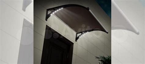 Козырек над крыльцом с LED-подсветкой 1000х1500 мм купить в ...