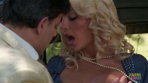 A Blonde Lady Seduced Him Outdoors And Rode His Cock In Her Sexy