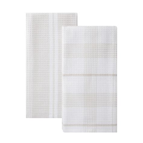 Better Homes And Gardens Papyrus Beige Cotton Waffle Weave Dual Purpose