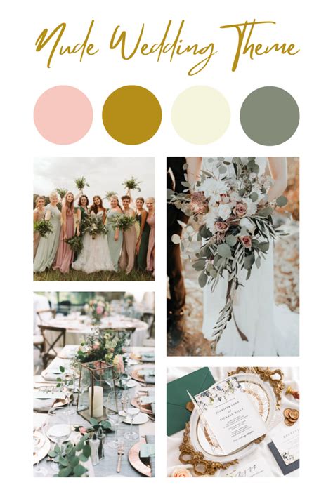 Nude Elegance Gorgeous Wedding Color Palettes For Your Big Day Elegantweddinginvites Blog