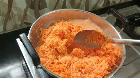 Carrot Halwa Home Made With Simple Available Things Youtube