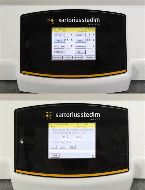 Sartorius Biostat Rm 2050 Basic Rocker Wave Bioreactor With Lid And