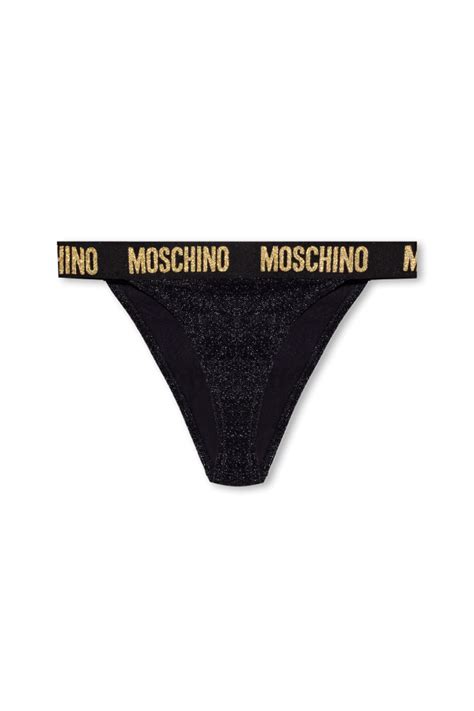 Black Bikini Briefs Moschino Vitkac GB