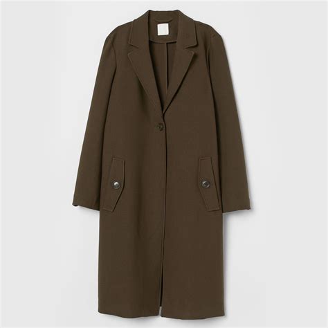 Пальто H&M XAZ205023EEJN 38 Темно-зеленое (DD8000005917282) – в ...