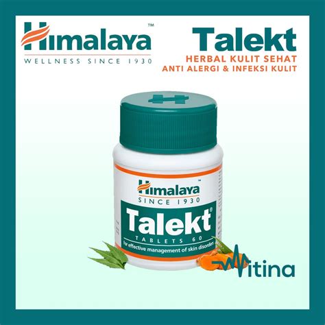 Jual HIMALAYA TALEKT HERBAL KULIT ANTI ALERGI PSORIASIS DERMATITIS ...
