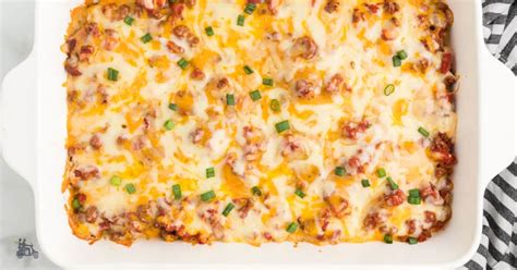 Ultimate Cheesy Ground Beef Casserole With Egg Noodles