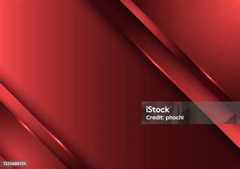 Desain Template Garisgaris Gradien Merah Abstrak Tumpang Tindih Latar