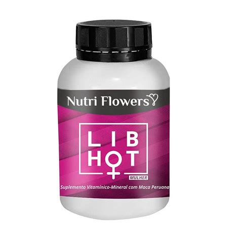 Lib Hot Mulher Capsulas Hot Flowers Sexy Atacado
