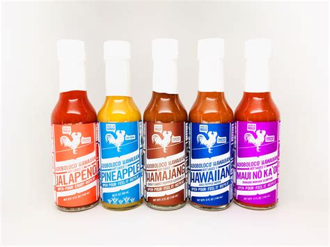 Hot Sauce Gift Set Build Your Own 3 Pack Adoboloco Maui Hawaii Super Premium