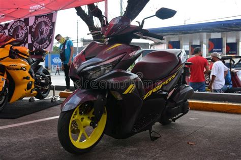 Yamaha Aerox At Bike 2 Bike Motorcycle Show In Manila Philippines