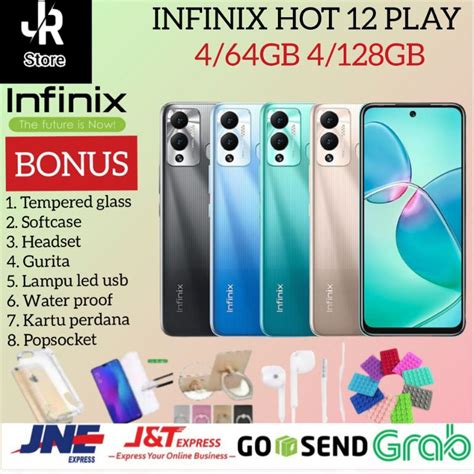 Jual INFINIX HOT PLAY RAM GB GB GB GARANSI RESMI INFINIX