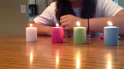 candle science fair - YouTube