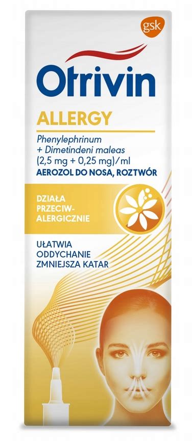 Otrivin Allergy Aerozol Do Nosa 15m Katar Alergia 12331772643 Allegro Pl