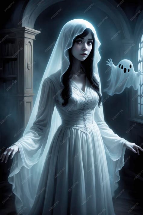 Premium AI Image | ghost woman