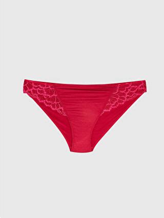 Fuşya Dantel Detaylı Fantezi Bikini Külot S3CB03Z8 HLK LCW
